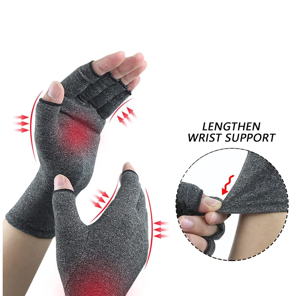 Guantes térmicos táctiles de compresión para artritis - imagen 2