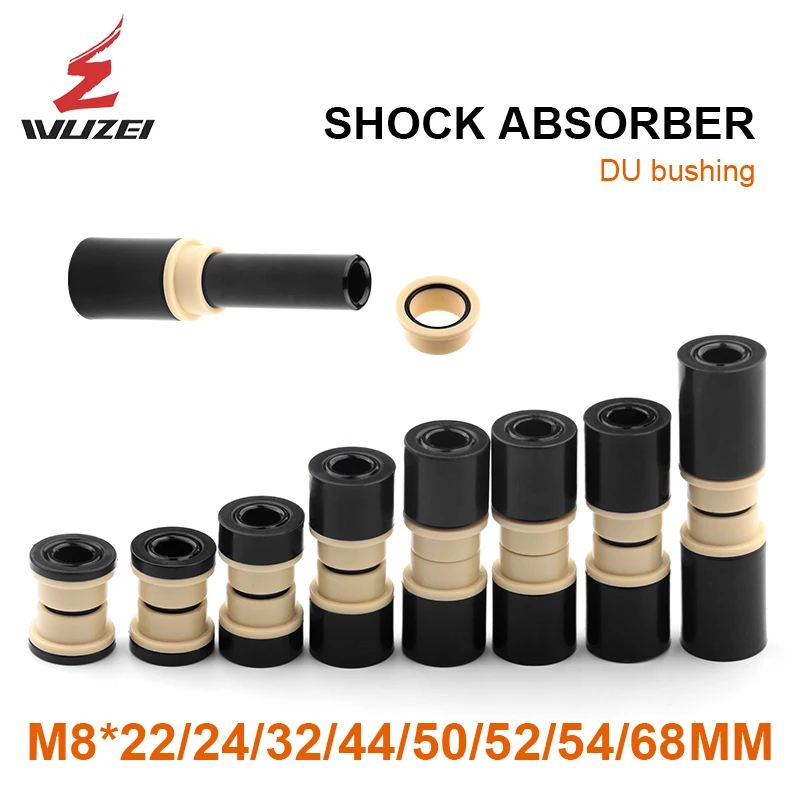 Bike Rear Shocks Du bushing 8x22/24/32/44/50/52/54/68mm MTB Road Bicycle Shock Absorbers Socket for Fox Rockshox Accessories