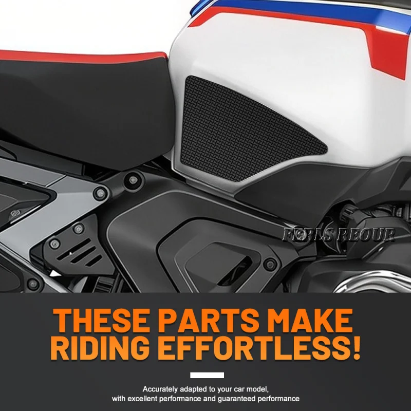 A waterproof and non-slip motorcycle pad kit for R1300GS Adventure 2024-2025, enhancing grip and protection