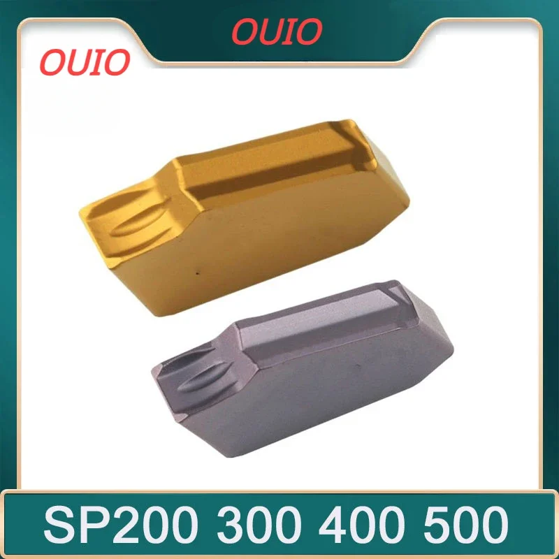 OUIO 10PCS SP200 SP300 SP400 SP500 NC3030 Slotted Carbide Insert Carbide Inserts Turning Inserts High Quality High Strength Tool