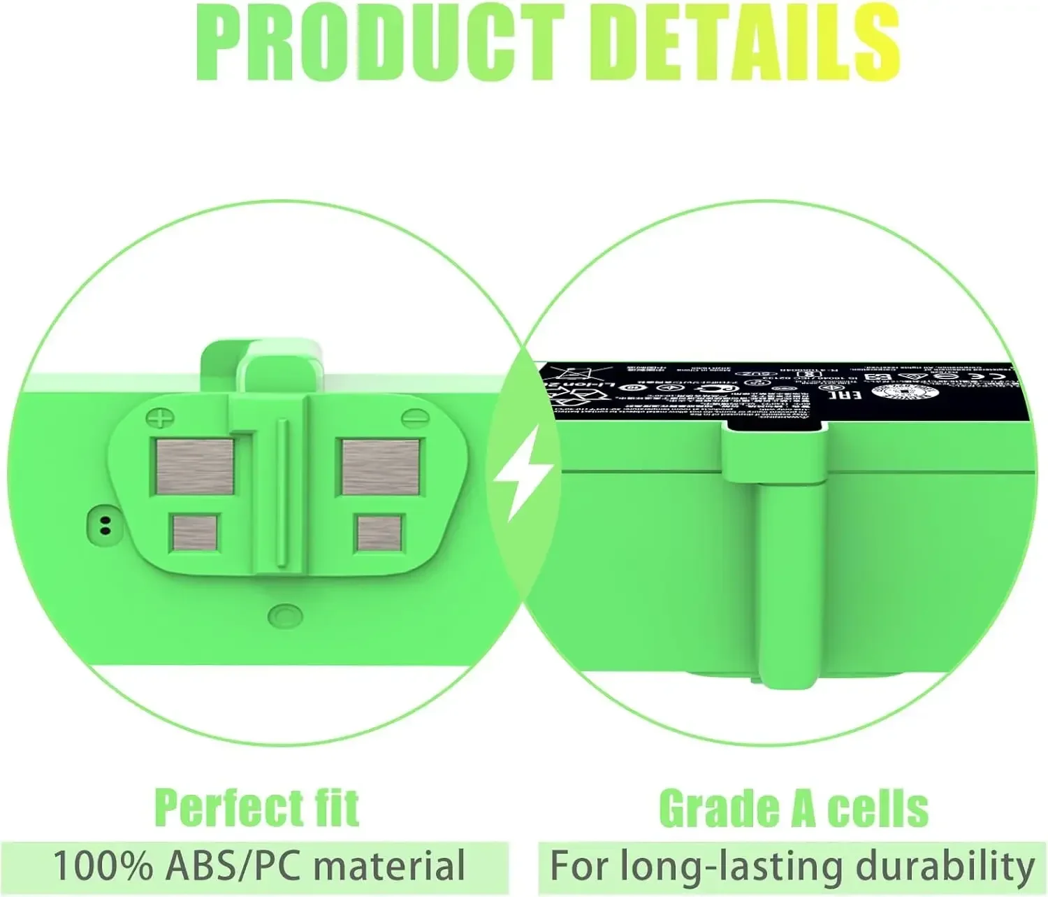 Per parti di ricambio batteria IRobot Roomba 14.4V 26Wh 5600mAh per Roomba 690 675 960 895 890 860 850 680 695 680