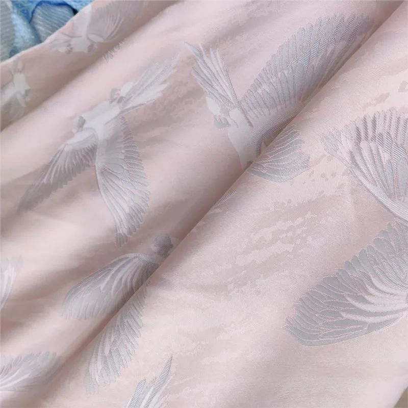 Dyed jacquard dress pink suit shorts handbag fabric