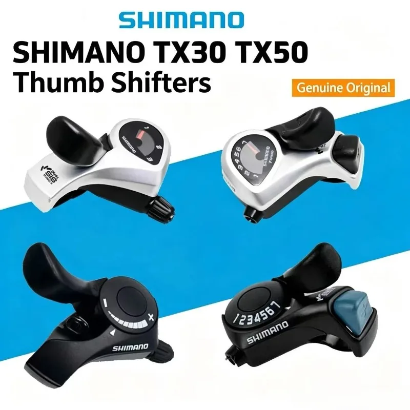 Shimano Tourney SIS SL TX30 TX50 Bicycle Shift Lever 3*6s 3*7s 3v Left 6v Right 7v 18 21 Speed Pair Shifters Gear Cable