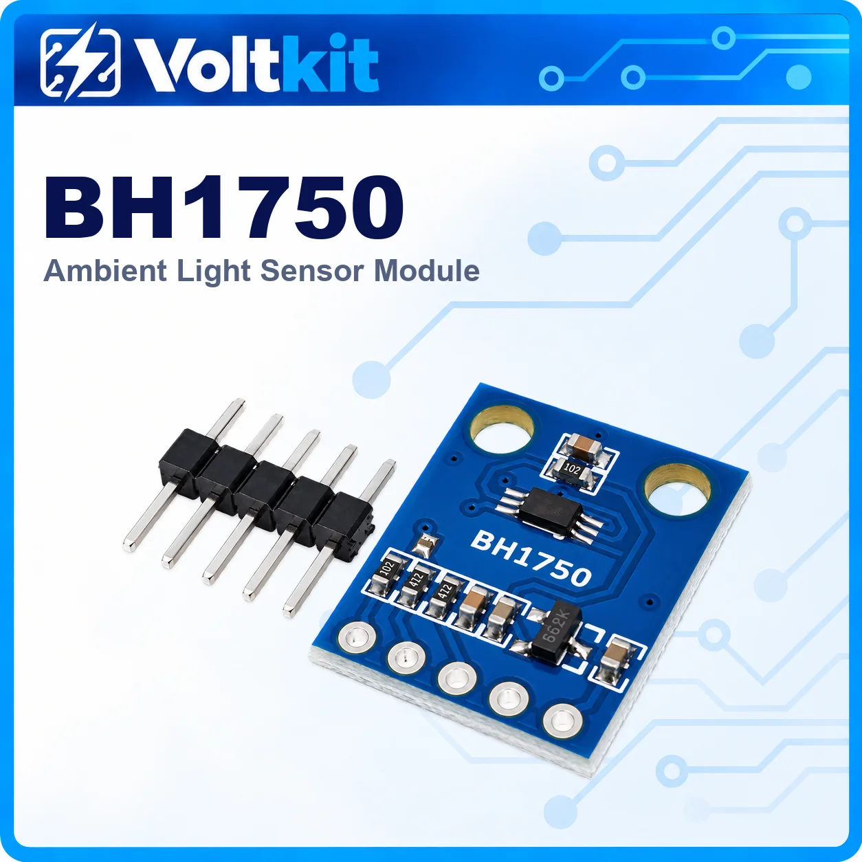 1PCS BH1750 BH1750FVI GY-302 Digital Light Intensity Sensor Module 3V-5V