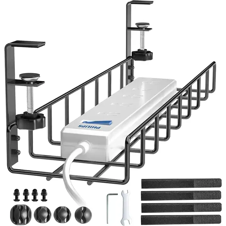 Cable management tray cable organizer desk cable manager snake