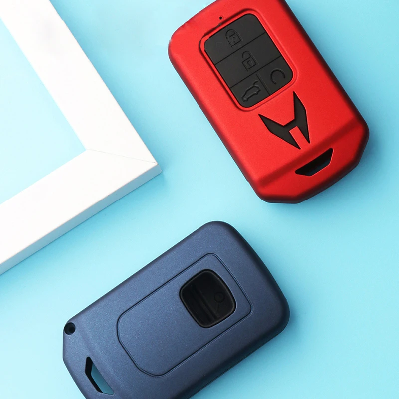 New ABS Carbon Fiber Silica Gel Car Key Case For Honda Accord Civic 10th Gen JADE VEZEL CRIDER CRV Keychain Interior Accessories