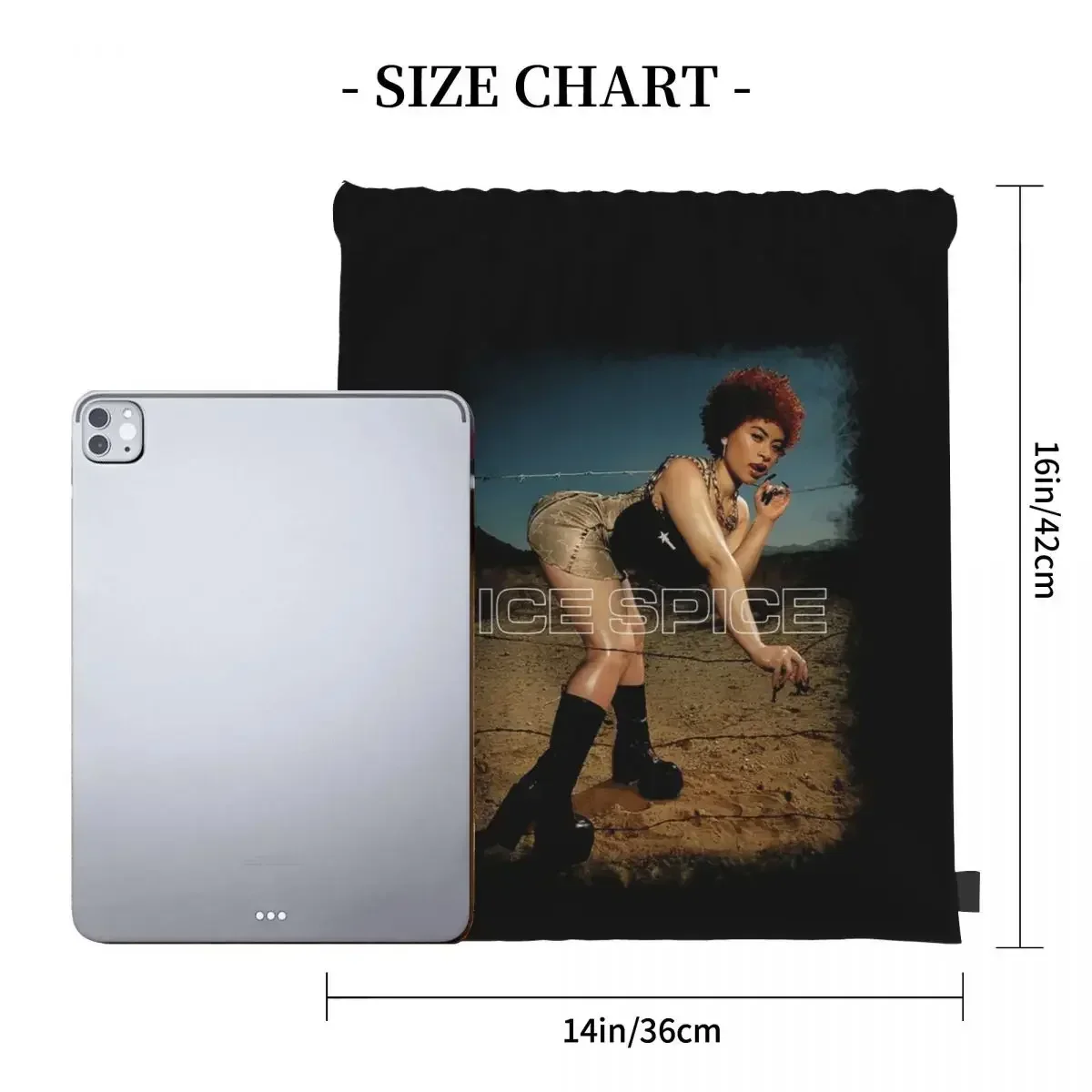 حقائب ظهر آيس سبايس متعددة الوظائف محمولة برباط، حزمة برباط، حقيبة رياضية للجيب، حقيبة كتب للسفر والمدرسة