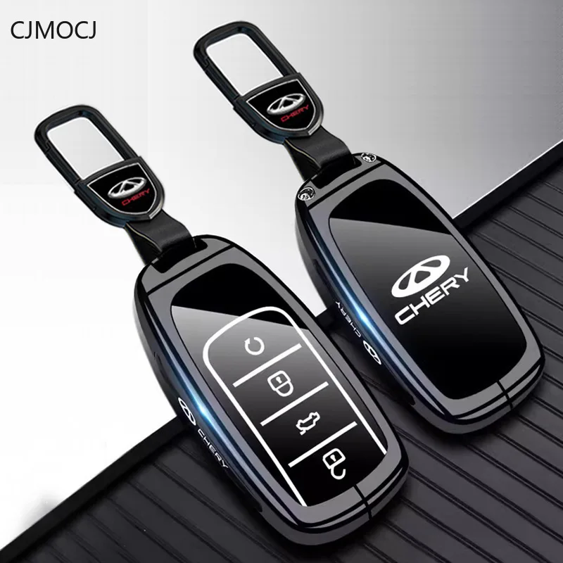 

Premium Zinc Alloy Key Cover for Chery Tiggo 7 Pro Max / OMODA C5 / Tiggo 9 / Tiggo 8 Plus - Protective Key Case Keybag Keychain