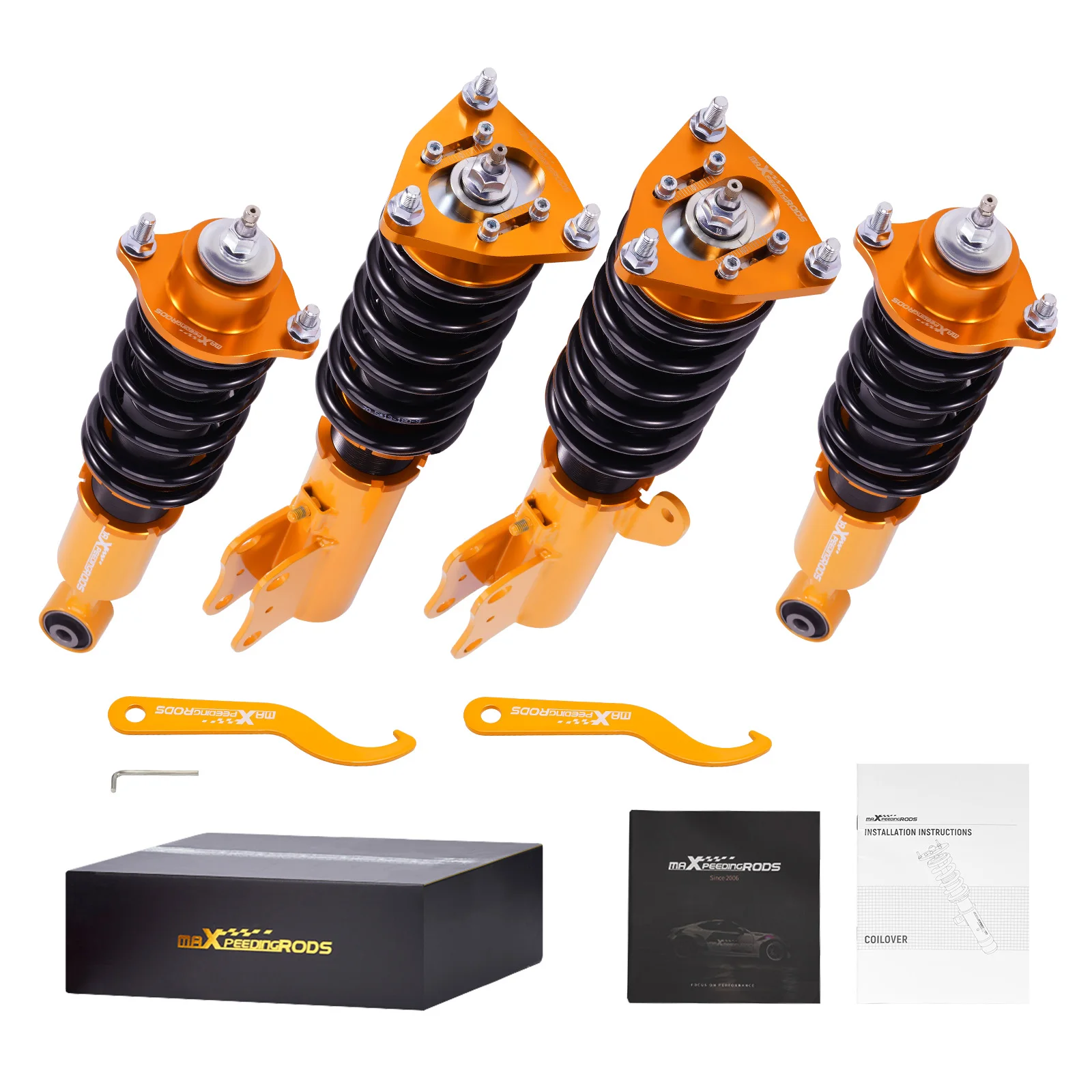 24-Step Adjustable Coilover For Mitsubishi Lancer Outlancer Sport GA 2011-2020 Coilover Suspension Shock Absorber Struts