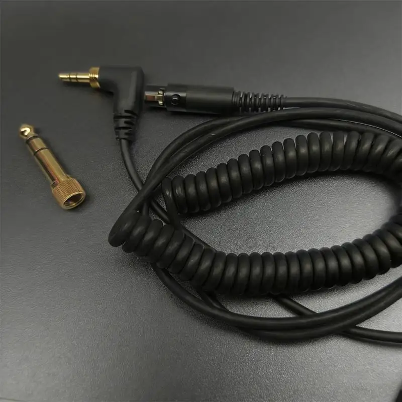 96BA Flexibles Anti-Tangle-Spiralkabel für professionelles HDJX10-Kopfhörerkabel – Detail 3