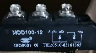 Rectifier Control Module : MDD100-12 100A 1200V ( 80*20 ) / MDD160-12 MDD200-12 MDD250-12 ( Welded-without bottom plate )