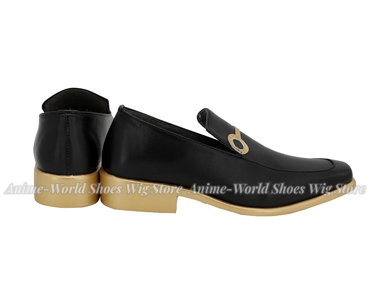 Vento Aureo Prosciutto Cosplay Schoenen Zwarte Laarzen Op maat gemaakt elke maat