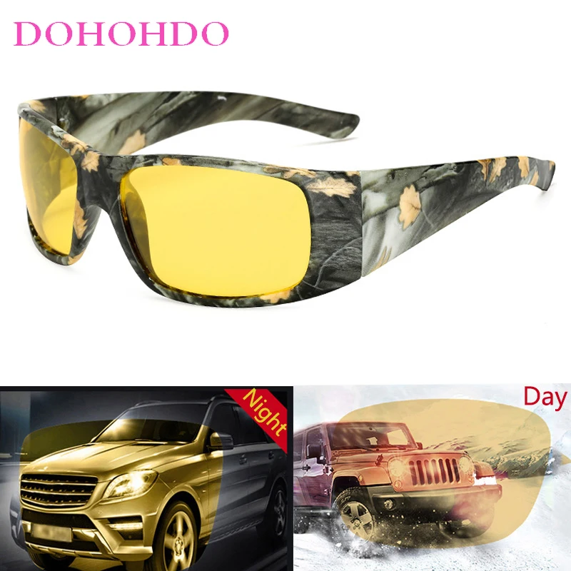 New Vintage Brand Designer Car Drivers Night Vision Goggles UV400 Anti-glare Polarizer Men Woman Cycling Sun Glasses Accessories