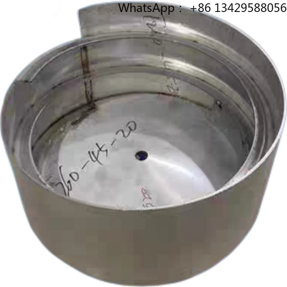 201 stainless steel welded aliquot body barrel cone body custom vibration plate