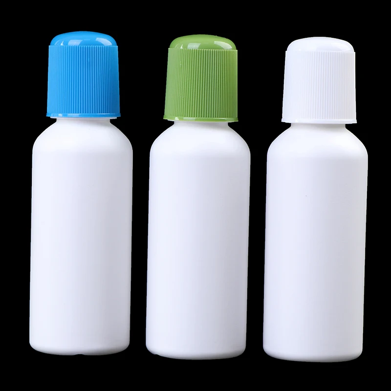 1 Stück 100ml Schmerzmittel-Flasche mit Schwammapplikator Medizinflaschen mit Blauem Schwammkopf Schmerzmittel-Applikator – Detail 3