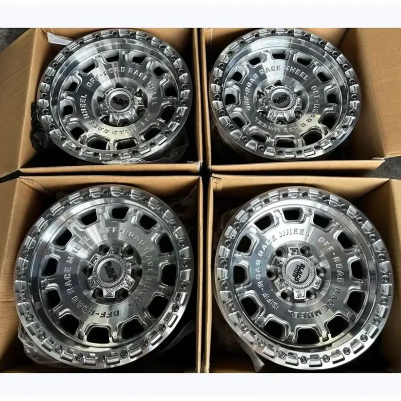 2026 Hot Sale In Stock 17 Inch Real Beadlock Car Rims 5/6 Hole off Road Wheel Rims 5*127 6*139.7 Wheel Hubs Mags Rims for