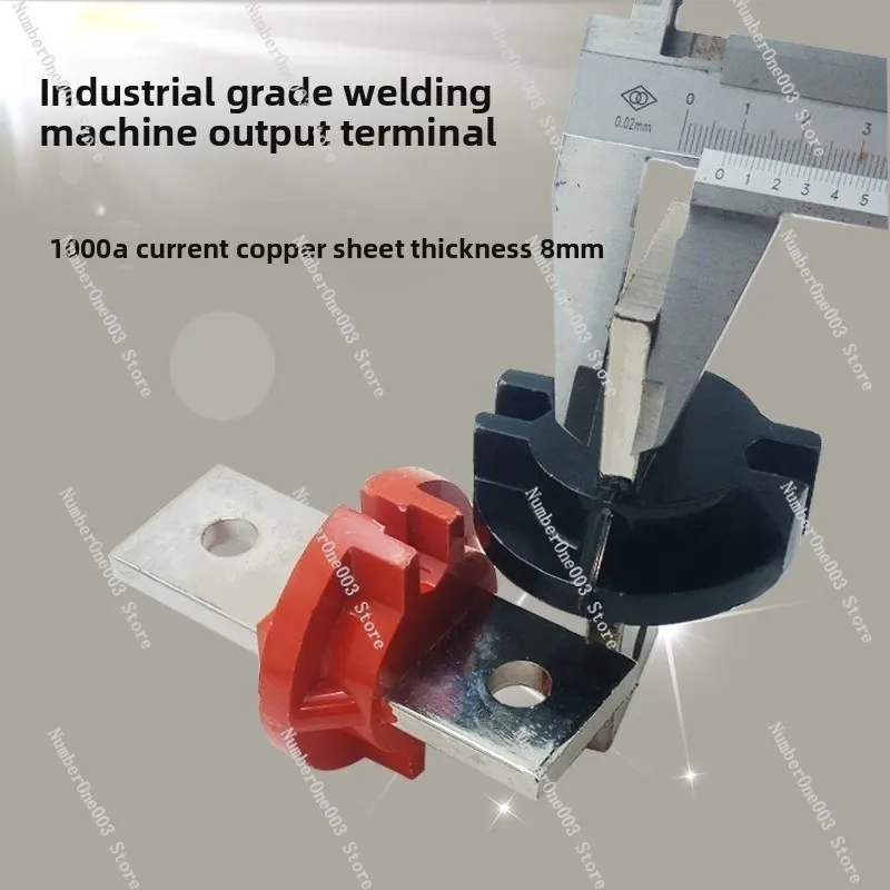Heavy Duty 8mm Copper Welding Machine Terminal Post 1000A Connector Block Industrial Grade