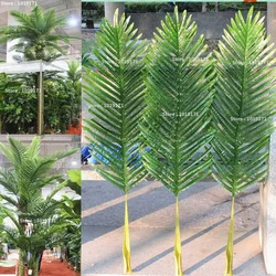 18pc Large Latex Christmas Artificial Plant Tree Branch Frond Patio Sago Phoenix Coconut Palm Leave Wedding Home Furniture Decor