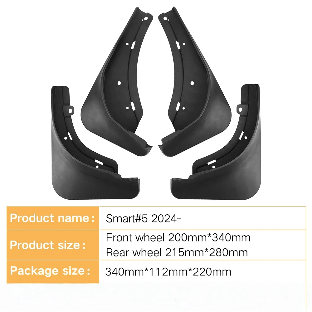 For Mercedes Benz Smart Genie Smart#5 2024 Fender Skin Car Tire Fender
