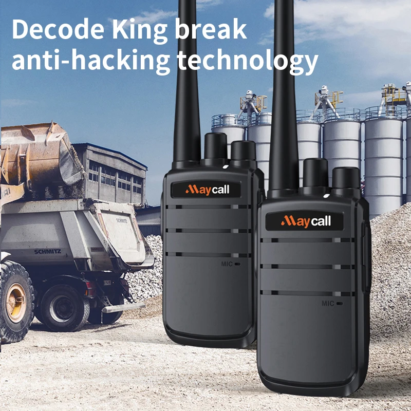 2 Pack Walkie Talkies Portable Long-Range Two-Way Radio Set for Outdoor Sports Camping And Hiking