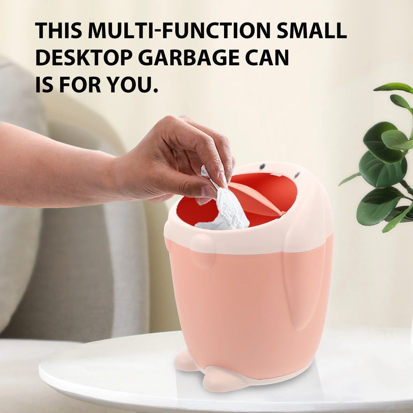 

Desktop Debris Bucket Table Garbage Can Waste Multifunction Small Trash Cans Pp Little Travel