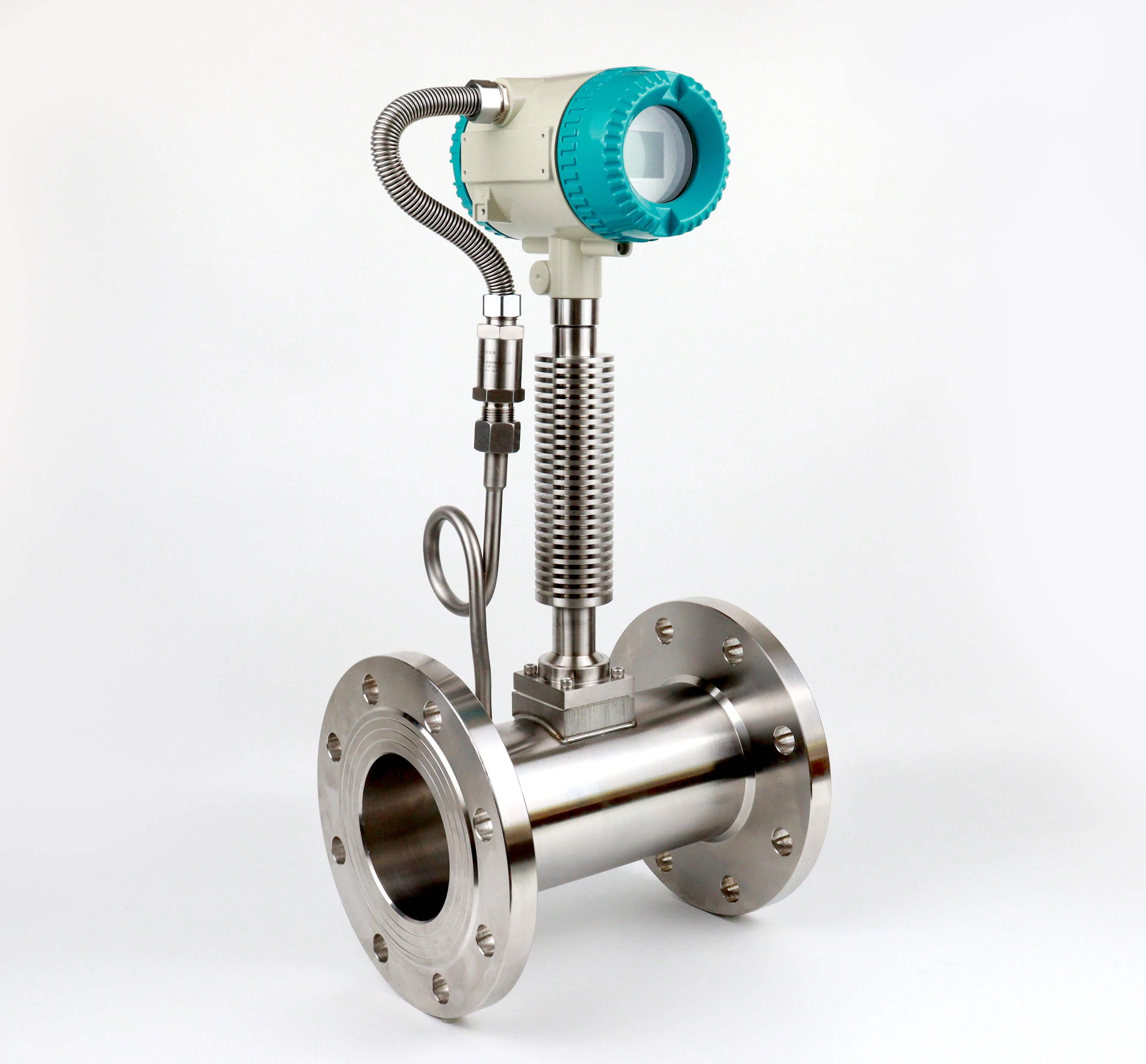 Vortex Flowmeter Structure Superheated Steam General Gas Liquid Flowmeter 4-20ma 12-24VDC Best Quality Compressed air Flowmeter