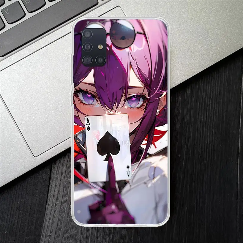 Honkai Star Rail Kafka Soft Silicone Phone Case For Samsung Galaxy A50S A51 A70 A71 A41 A31 A21S A11 A10S A20E A30S A40 A6 A7 A8