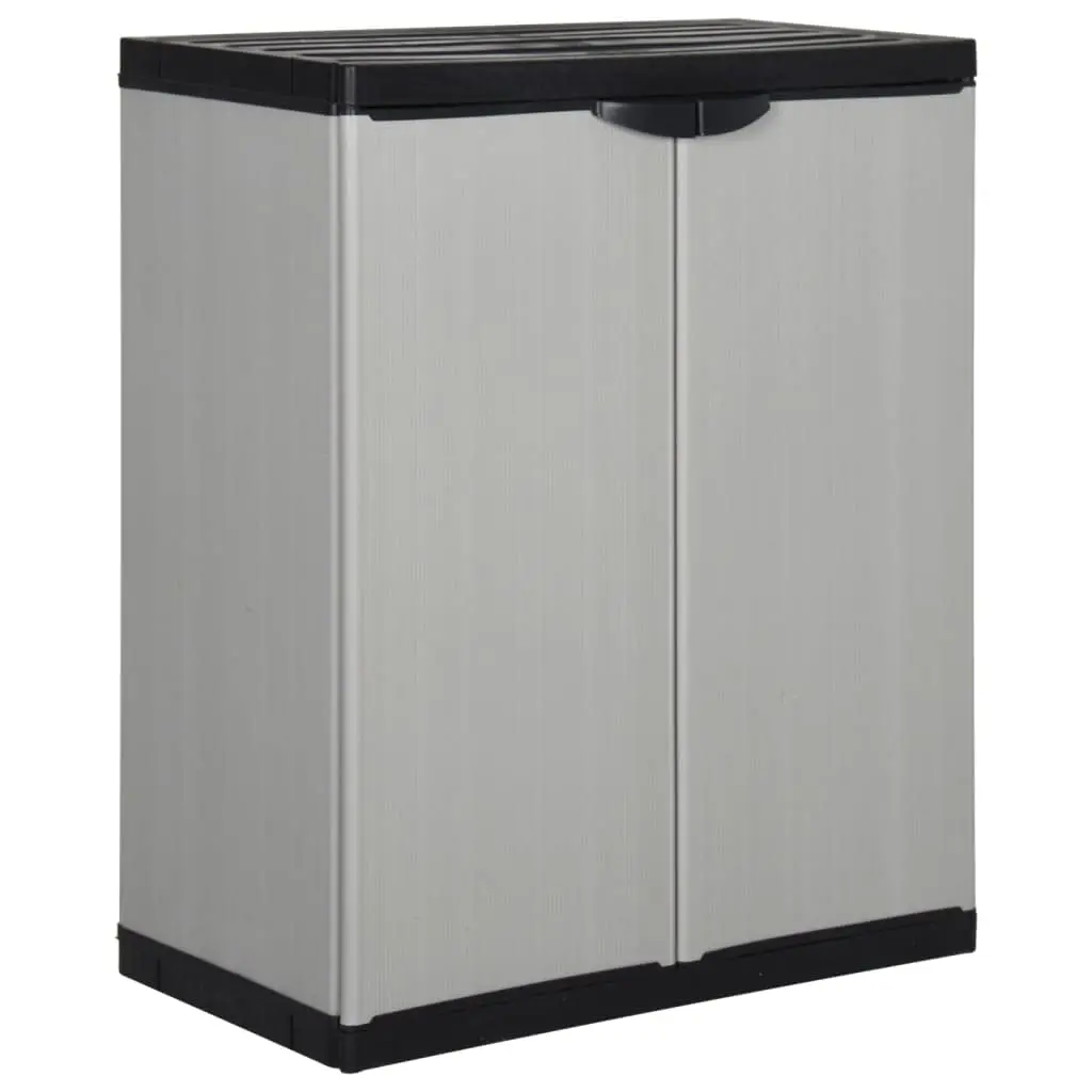 Garden Storage Cabinet 1 Shelf Outdoor Shed Backyard Patio 26.8