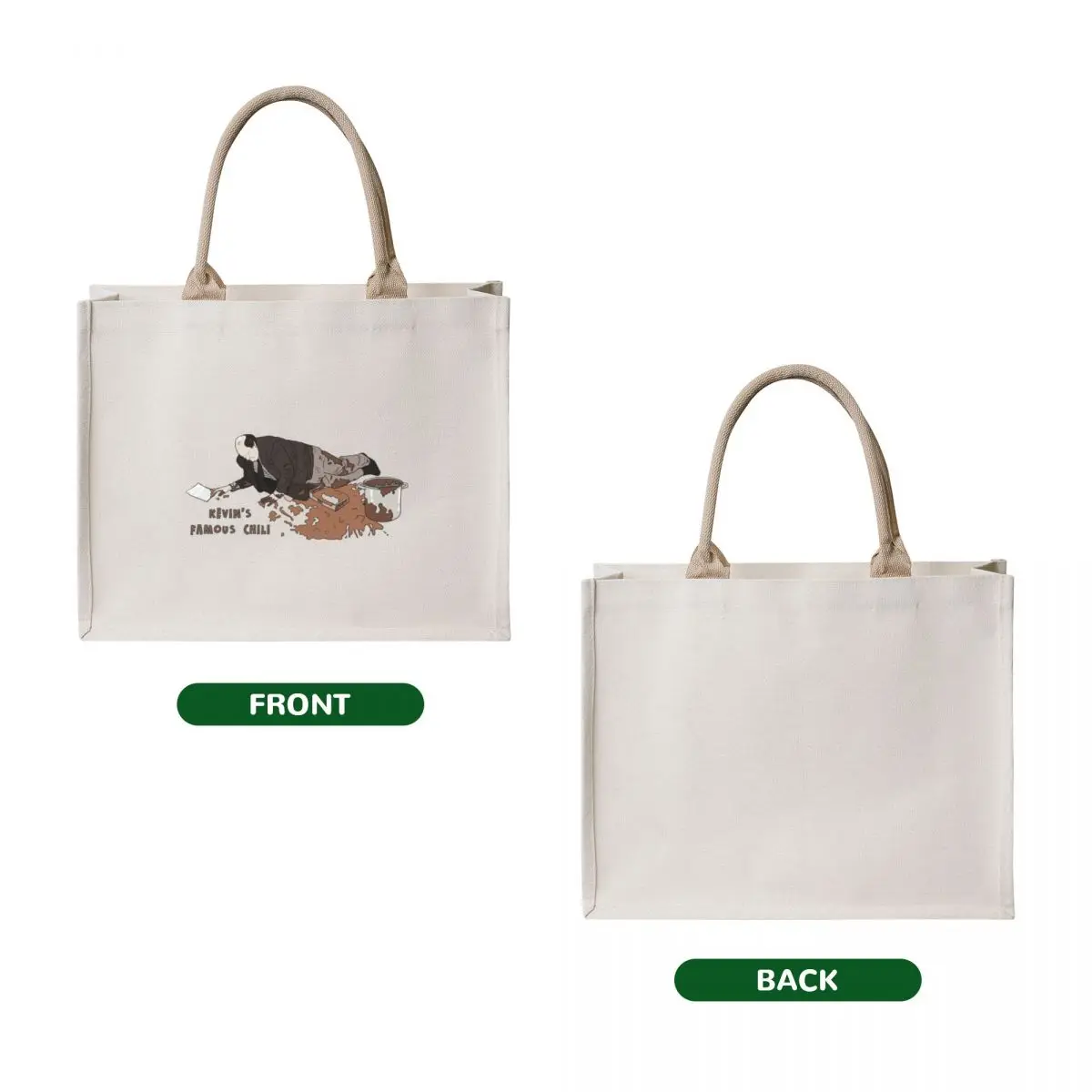 KEVIN'S FAMOUS CHILI Tote Bag Canvas shoulder bag Shopper Women bags