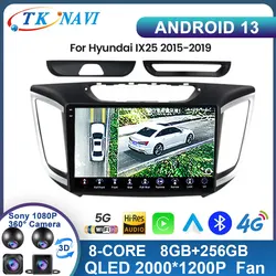 Android 13 For Hyundai Creta IX25 2015 - 2019 Car Radio Multimedia Video Player Navigation Stereo DSP GPS Carplay No 2din 2 din