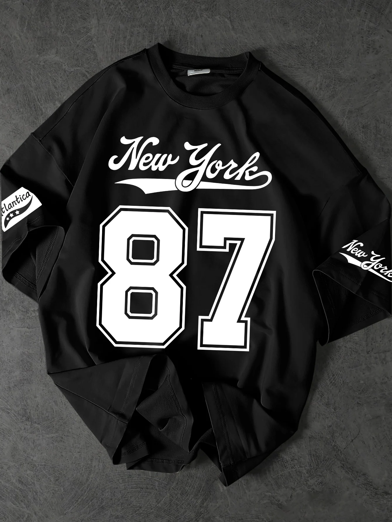 Camiseta gráfica deportiva retro Vintage NY 87