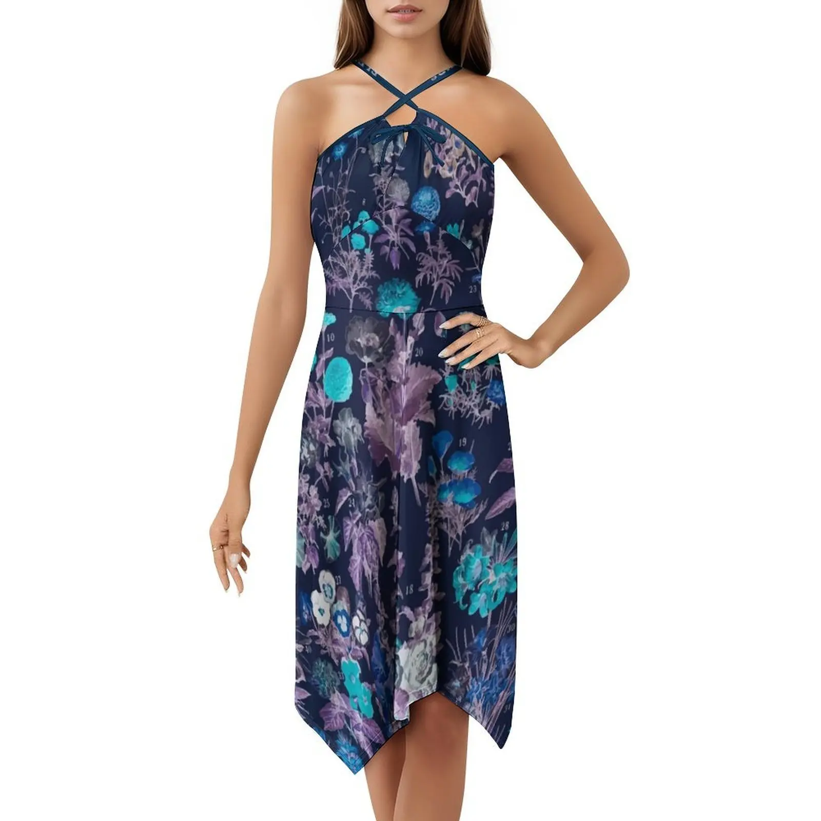 أدولف ميلوت فلورز فستان هيب هوب نسائي مقلوب ملابس الشارع الشهير جرافيك طباعة ملابس نادي الحفلات أدولف ميلوت بويسونز صب