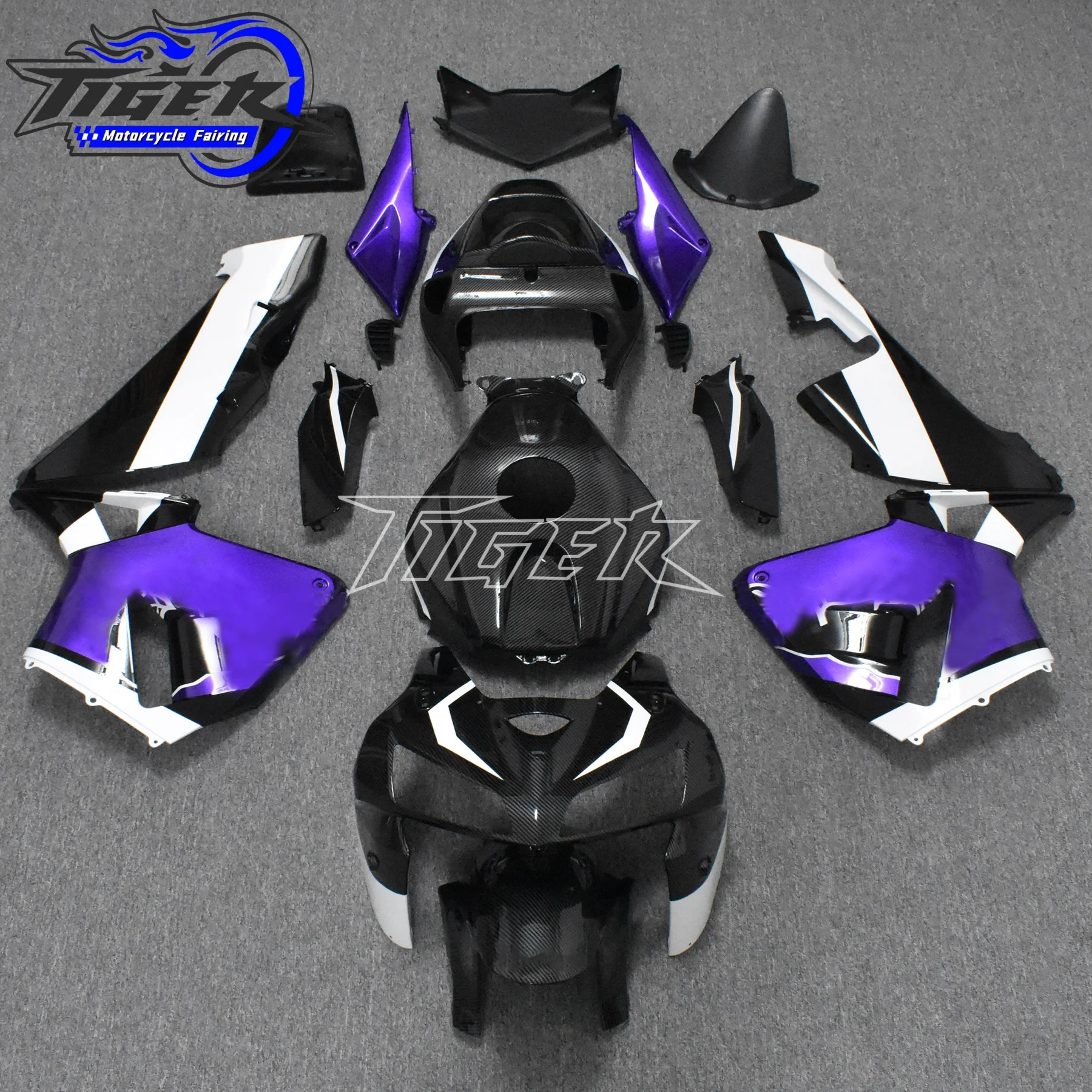 Motorcycle Fairings Kit for HONDA CBR600RR F5 2005 2006 CBR 600RR 05 06 CBR600 Injection Fluo Yellow Black Bodywork Set