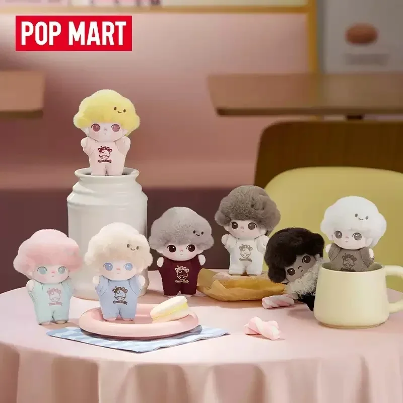 POP MART DIMOO CRUSH ON COFFEE Series Мягкий плюшевый брелок Blind Box Sorpresa Girls Аниме Фигурки Милая модель Подарок на день рождения