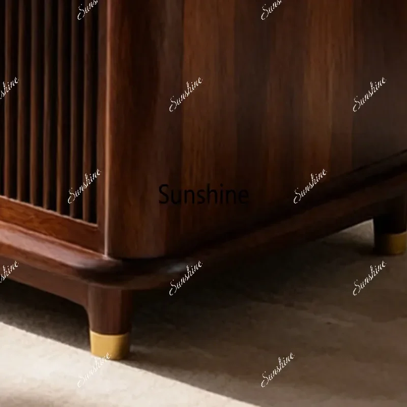 

New Chinese-style drawer storage coffee table simple living room small apartment custom furniture FT