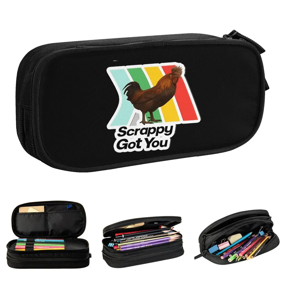 Estuches para lápices Scrappy Character Arc Raiders, bonitos bolsos porta bolígrafos, almacenamiento grande para estudiantes, caja de lápices cosmética escolar para estudiantes