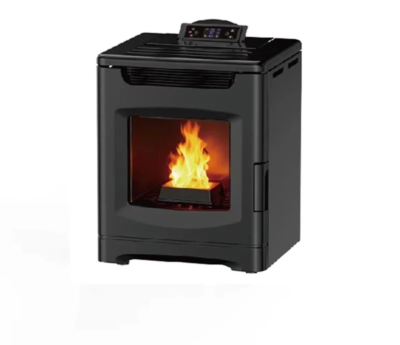 KM0605A CAST IRON Wifi Wood Pellet Stove With Wifi Remote Control Tiny Pellet Stove