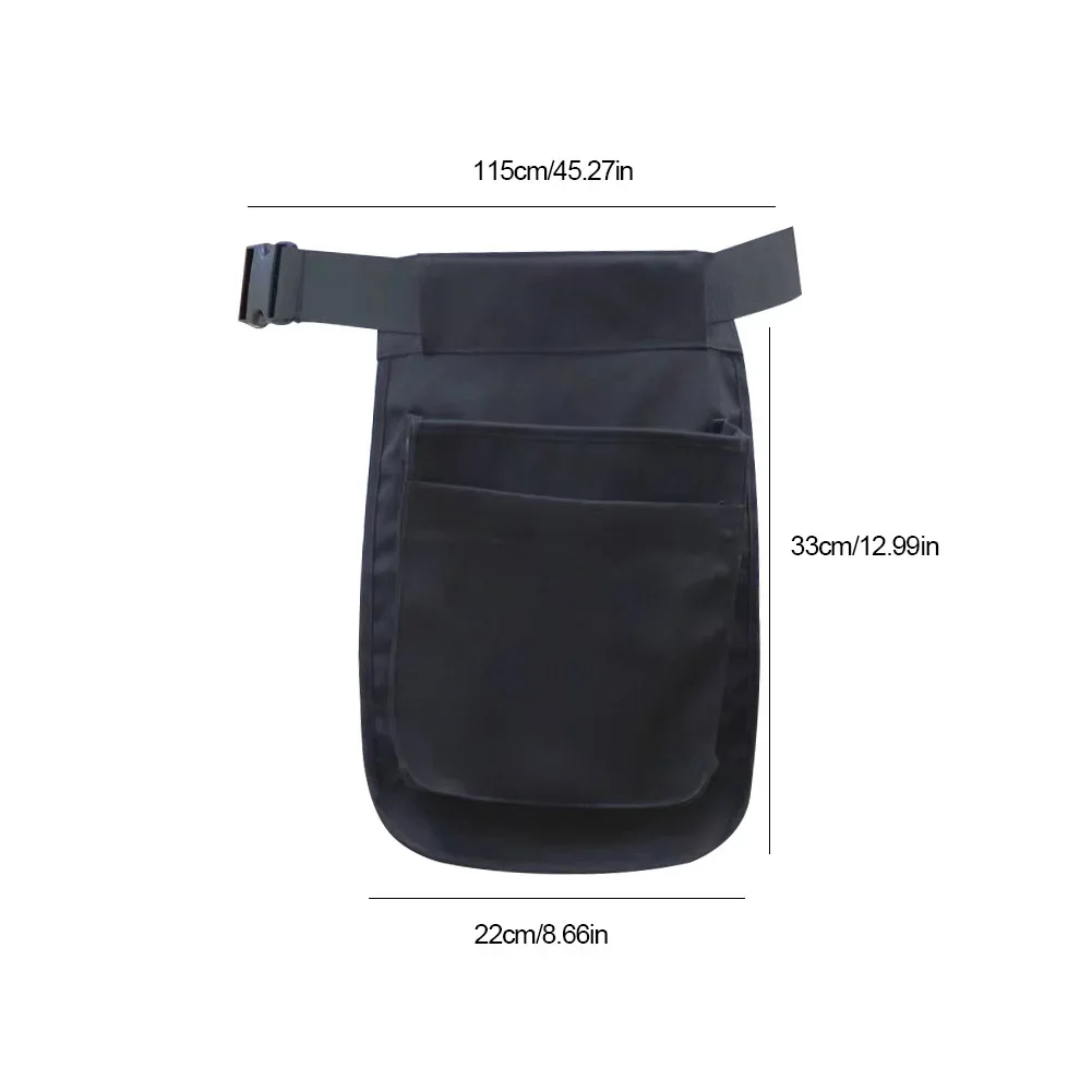 Portable Waist Tool Pouch Bag Multi-pockets Electrician Carpenter Tool Bag Adjustable Hardware Storage Pocket Multi-function Bag