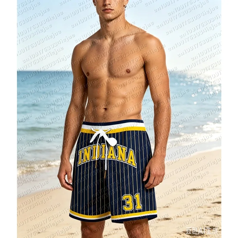 Fashion Basketball Kid Shorts No.31 Quick Dry Athletic Shorts Y2K Oversized Leisure Suitable for Daily Exercise Streetwear