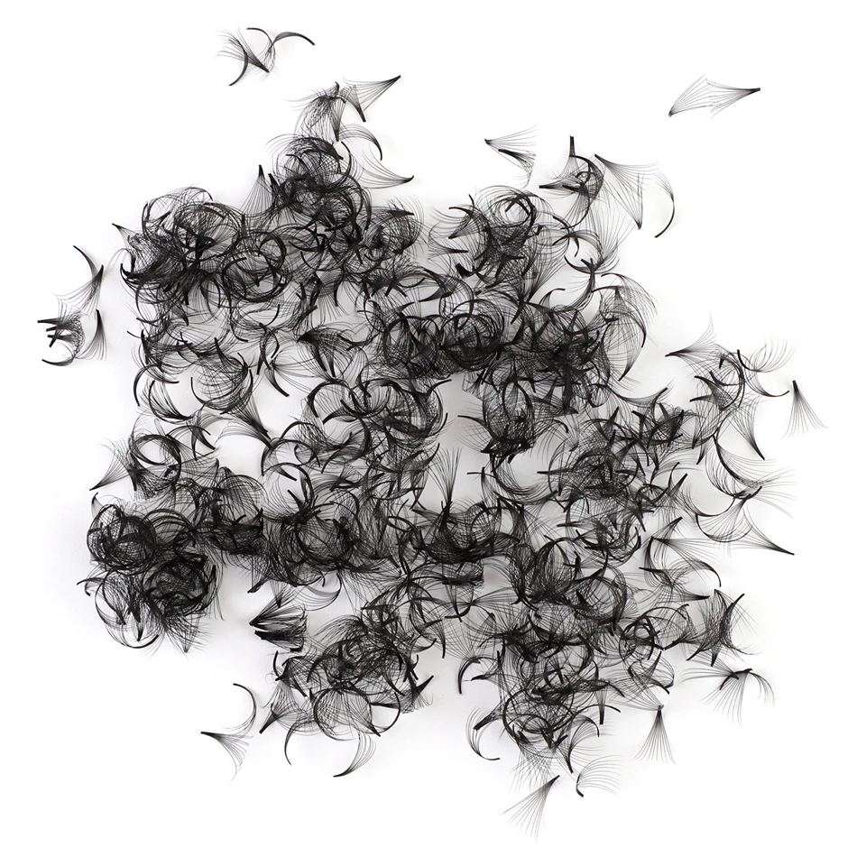 Gemischte lose Fächer wimpern spitze Basis vorgefertigtes Volumen falsche Augen Seiden wimpern Fans dünne schlanke Basis vorgefertigte Volumen Wimpern verlängerungen – Detail 17