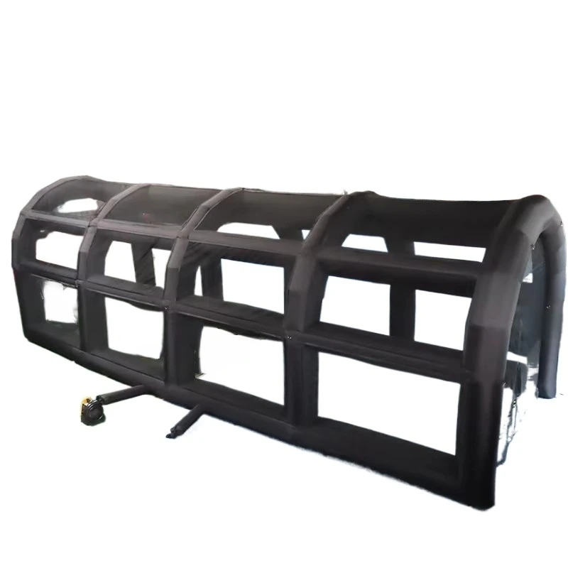 

Портативная надувная спортивная купольная палатка для тенниса, бейсбола, футбола, 12x4 м, быстрая доставка по воздуху