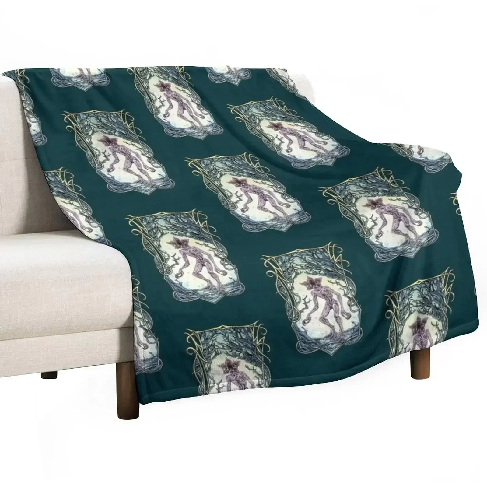 Demogorgon Throw Blanket Luxury Designer Luxury Brand Summer Sofa Quilt Blankets