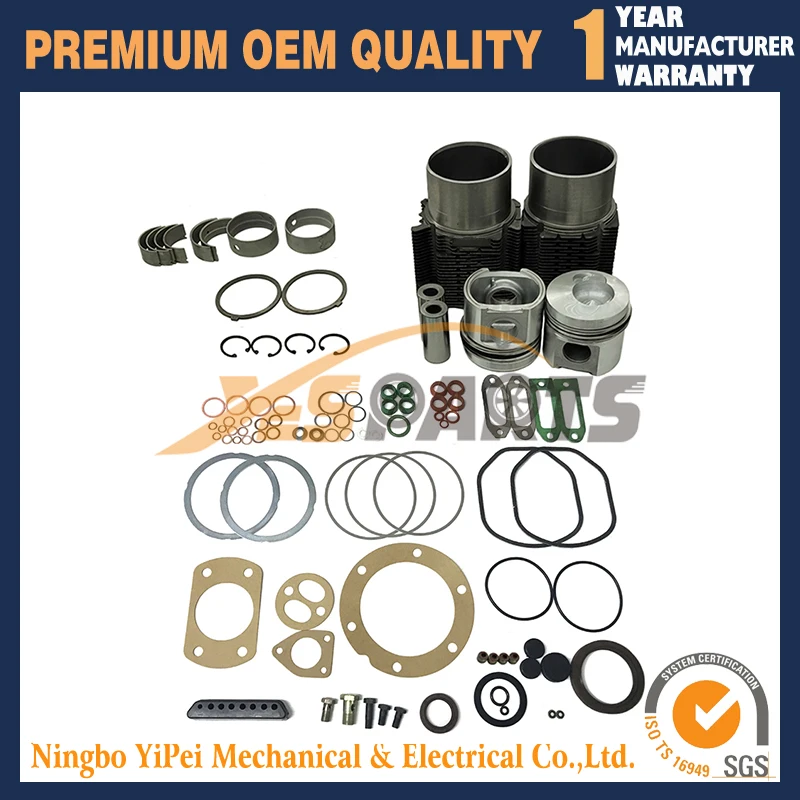 

F2L511 STD Overhaul Rebuild Kit For Deutz F2L 511 Engine Liner Piston Gasket