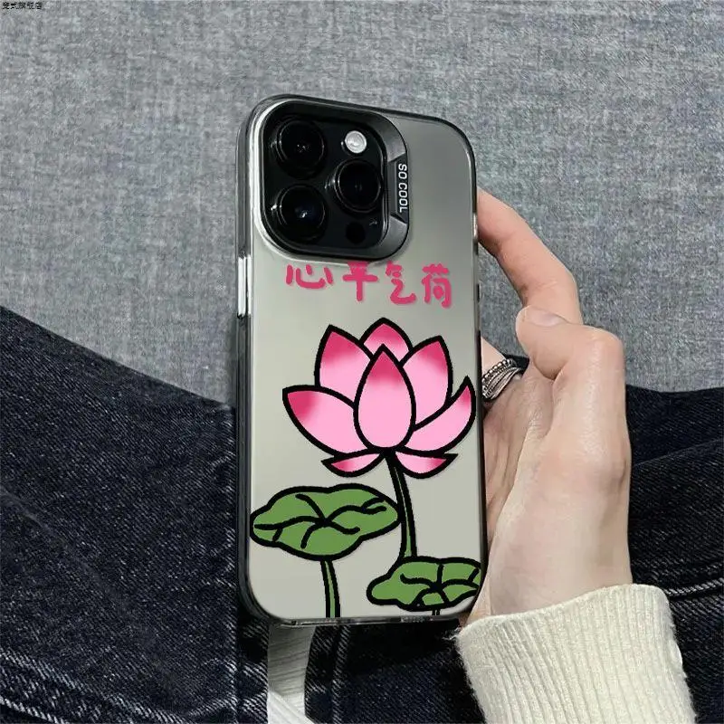 

Creative heart brings peace of mind phonecase for iPhone 16 15 14 13 12 11 Pro/ Max/Plus shock-proof rear cover anti-fingerprint
