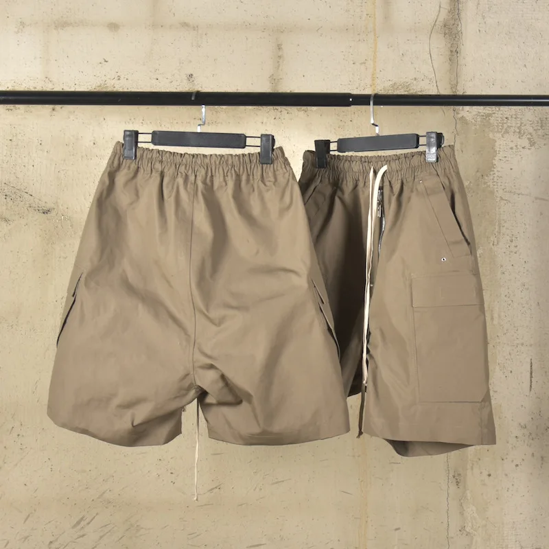 High Street RO Shorts Hard Cotton Workwear High Street Five Quarter Pants Loose and Trendy Men's Casual Loose Shorts