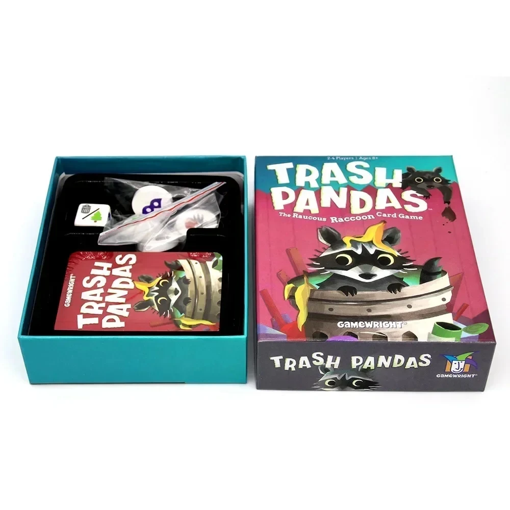 لعبة Trash Pandas Board Game Party Family Strategy Game ألعاب الورق المثيرة للاهتمام (النسخة الإنجليزية)