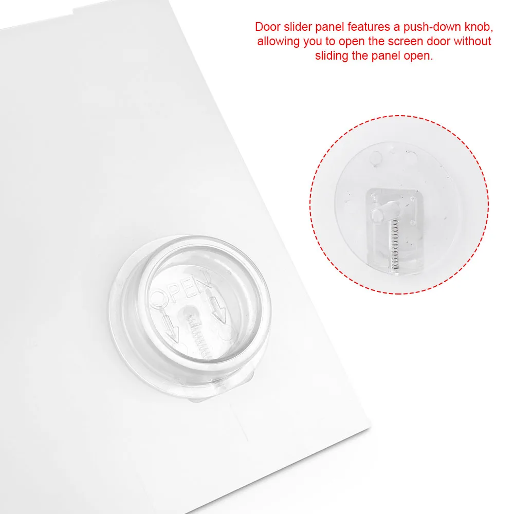 พลาสติกพร้อมปุ่มเปิด pintu Kasa RV พร้อมปุ่มเปิด