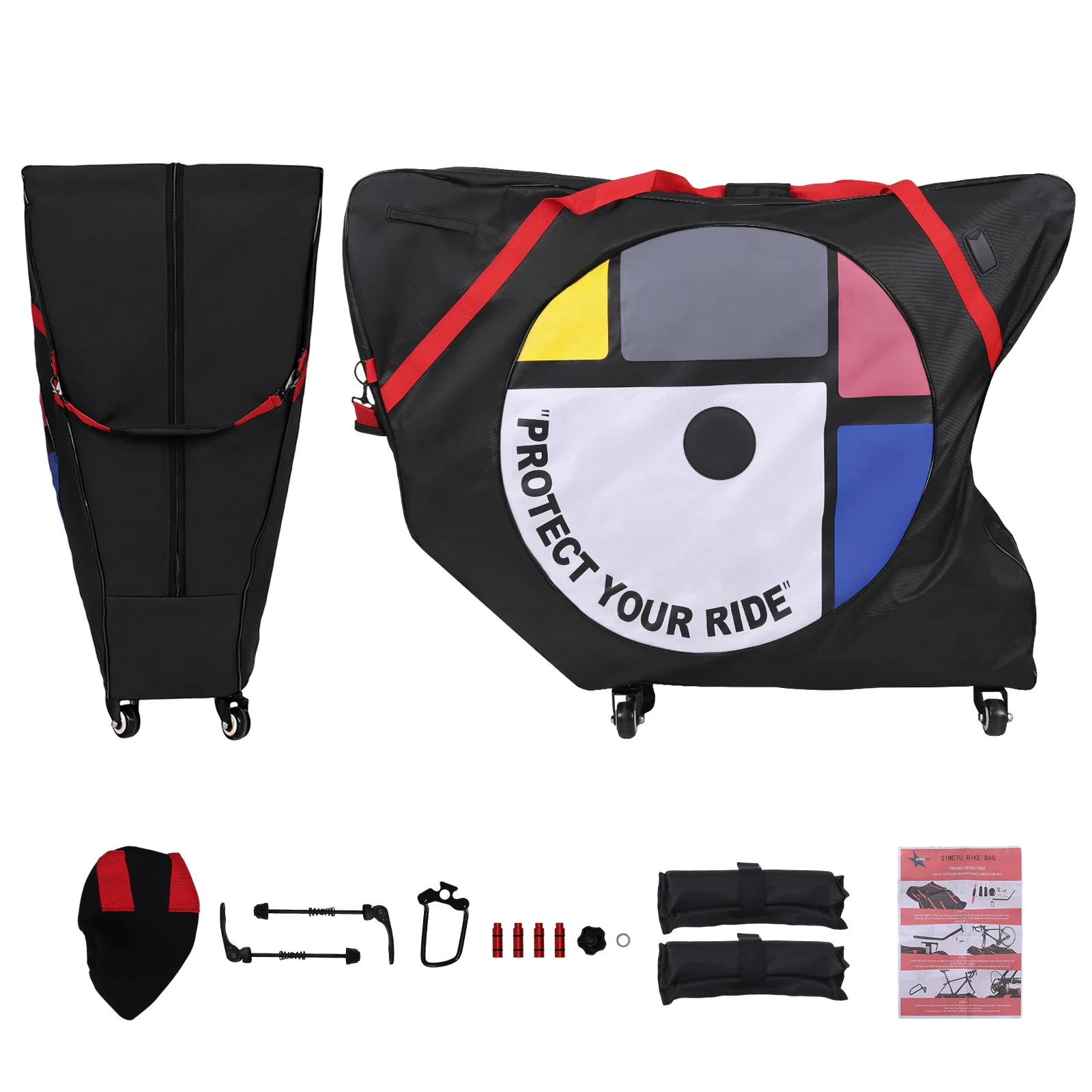 

Сумка для транспортировки велосипедов из ткани Оксфорд 1680D, сумка для хранения и переноски горных, шоссейных и электрических велосипедов