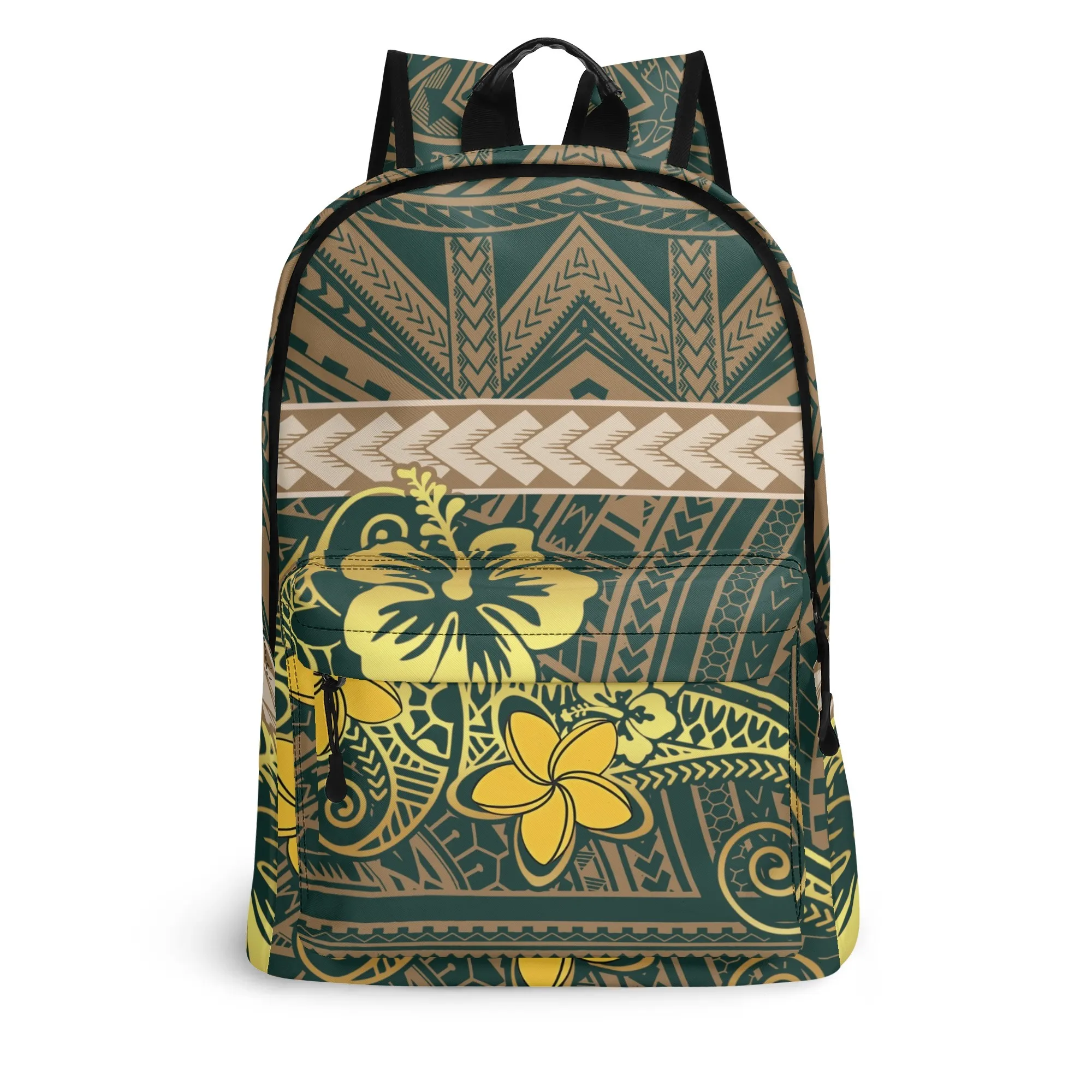 Polynesian Men'S And Women'S Backpacks Samoan Print Custom Pattern Large Capacity Travel Luggage Storage Bag Laptop Bag