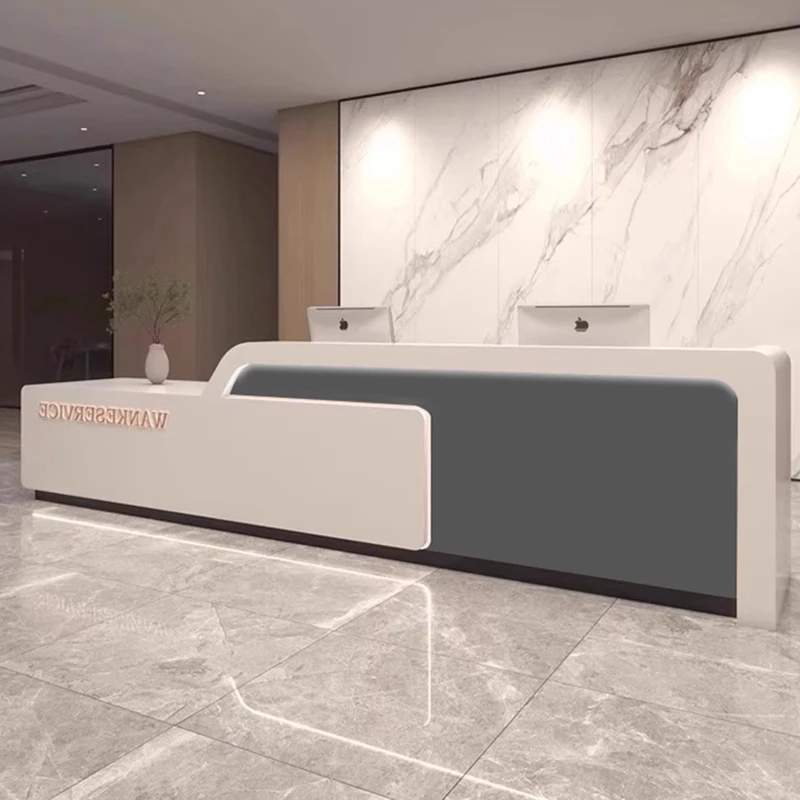 

Front Office Reception Desk Podium Church Hospital Study Reception Desks Modern Restaurant Mostrador Recepcion Salon Furniture